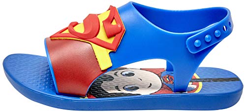 Chinelo Liga da Justiça, Ipanema Kids, Bebê Unissex, Azul, 17/18
