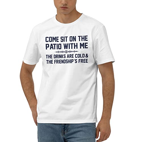T-shirts graphiques amusants Come Sit On The Porch pour célébrer l'amitié