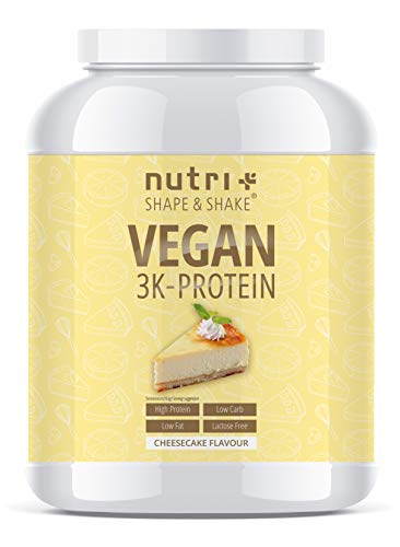 NUTRI-PLUS SHAPE & SHAKE Käsekuchen 1kg Protein Pulver - 83,8%...