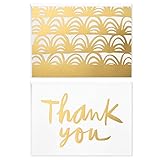 Hallmark Thank You Cards Assortment (Gold Foil, 50 Cards with Envelopes)