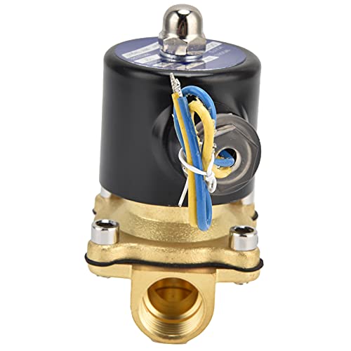 Depisuta Válvula Solenoide Normalmente Cerrada con Estructura de Diafragma de Acción Directa para Agua Aire Gas, Interior (AC24V)