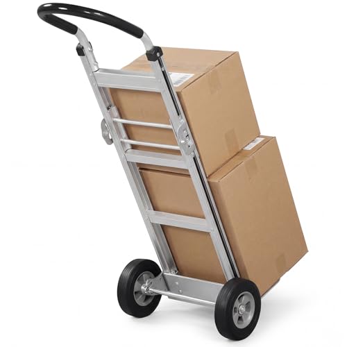 Carretilla plegable de aluminio LDAILY con ruedas de goma 8 pulgadas miniatura 2