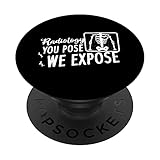 Xray Tech Radioskopie Geschenk Radiologie Radiographie PopSockets mit austauschbarem PopGrip