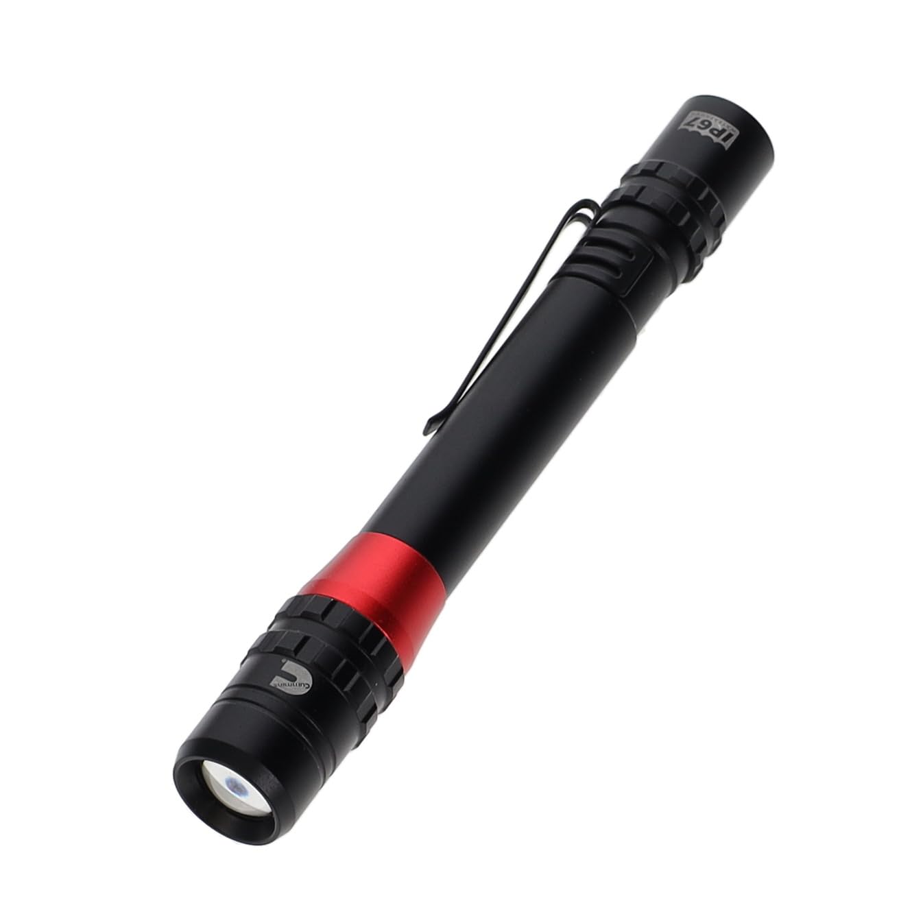 HSXMN Red Light Flashlight - Dual LED White & Red Light Torch With Memory & Adjustable Focus - View #3