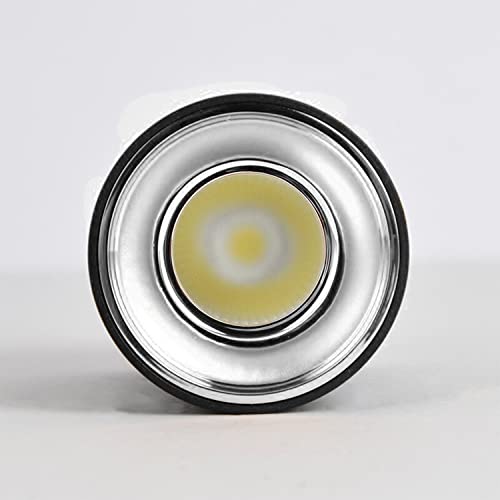 Image of Harold Electricals 12 Watt Black Body Antiglare LED Round Cylinderical Surface COB Spotlight | Ceiling Downlight for Home, Office, Indoor & Outdoor- Chrome Reflector (Neutral White) (Pack of 1)