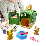 Juego De Jaula Para El Cuidado De Mascotas - Juguete Peluche Activo Para...