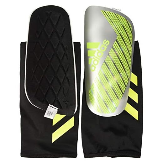 adidas X Pro Fútbol Espinilleras, Unisex Adulto, Plateado(Silver Met./Solar Yellow/White), S