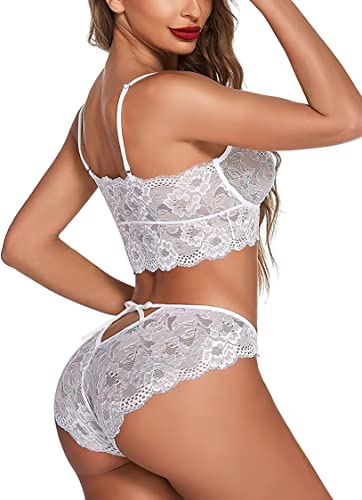Image of Babydoll Bikini Set| Non-Padded Bra & Panty | Nightwear /Beautiful for Couples Honeymoon /First Night /Anniversary for Women /Bikini Net Bra Panty Lingerie Set