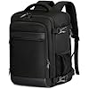KLOSTAIN Zaino Ryanair 40x20x25 da Viaggio Aereo Bagaglio a Mano 20L Borsa da Cabina per Uomo e Donna, Lavoro, Trekking, Scuola, 14 Pollici Porta PC Dayback Nero