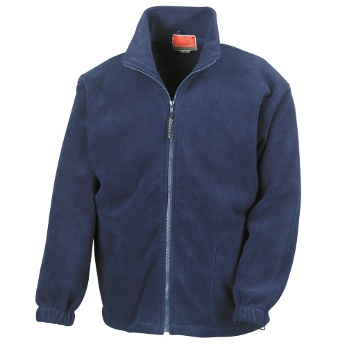 Result Mens Full Zip Active Fleece Anti Pilling Jacket (3XL) (Navy