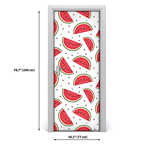 Imperméable pour la porte rénovation sticker masquer défauts - 3