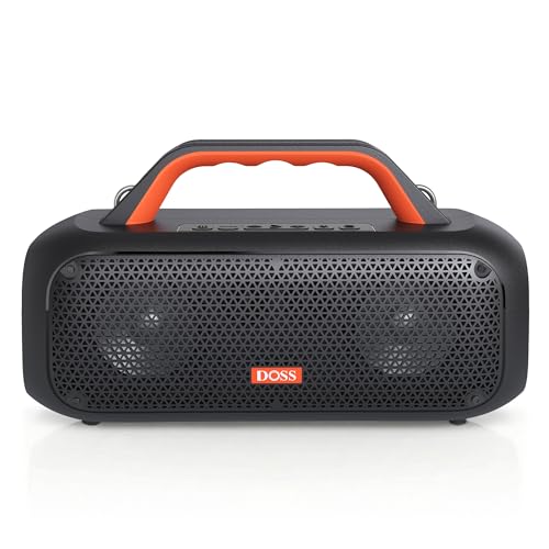 DOSS Extreme Boom Bluetooth Outdoor Speaker with 60W Mighty Sound, Deep Bass, 30H Playtime, USB-C...