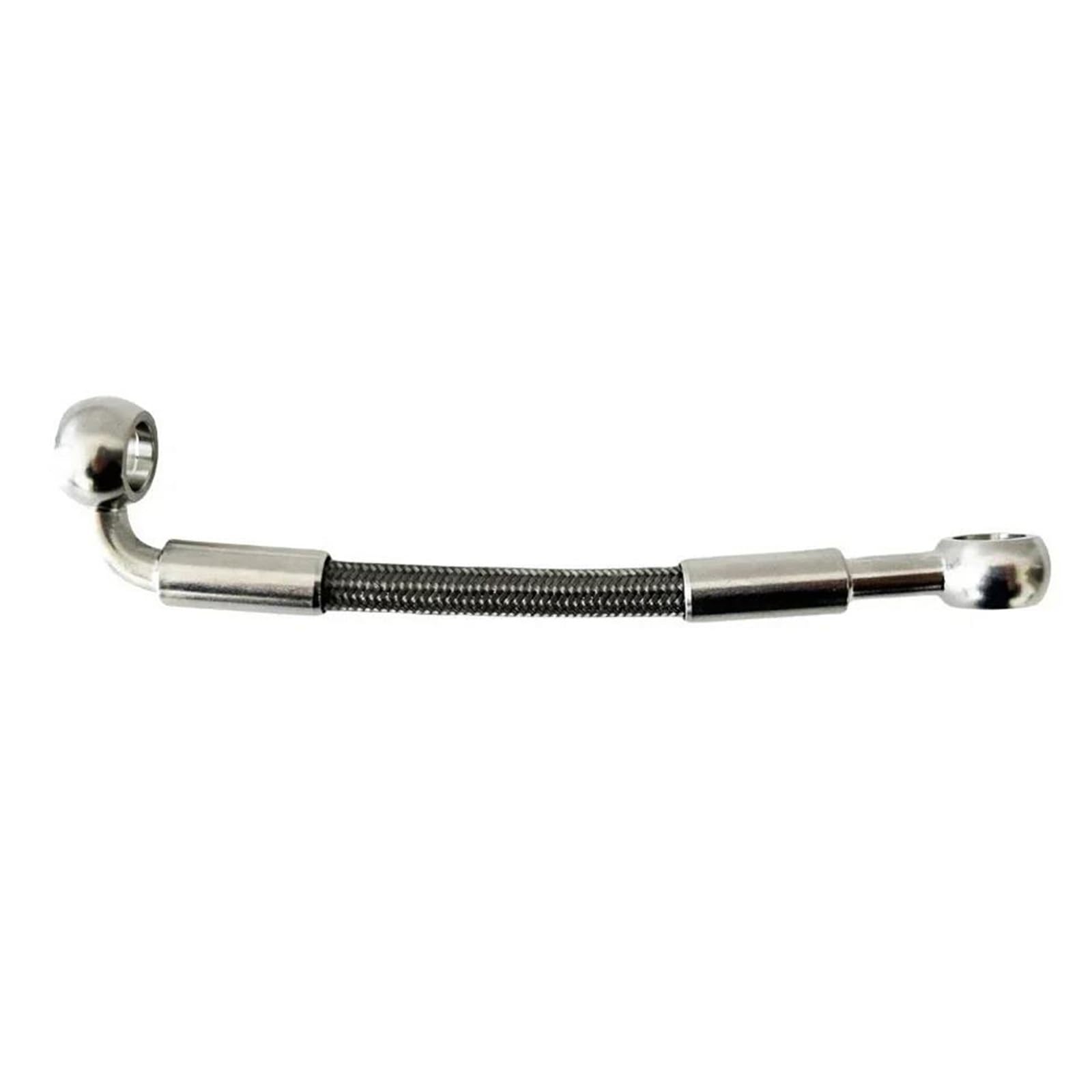 Hydraulic Brake Hose Motorcycle ATV Accessories Braided Brake Hose Hydraulic Clutch Flexible Tube Oil Pipe M10 Banjo 0°-90°(200CM)