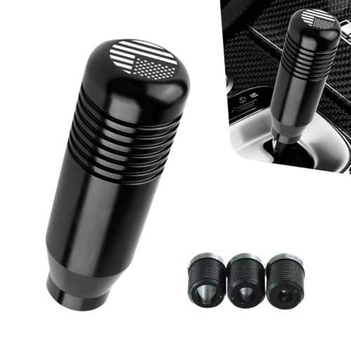 Teybouk Car Shift Knobs, American Flag Printed Metal Gear