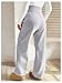 SHENHE Women's Maternity Sweatpants Wide Leg Fleece Lined Over The Belly Work Pregnancy Maternity Pants Lounge Trousers Grey Small