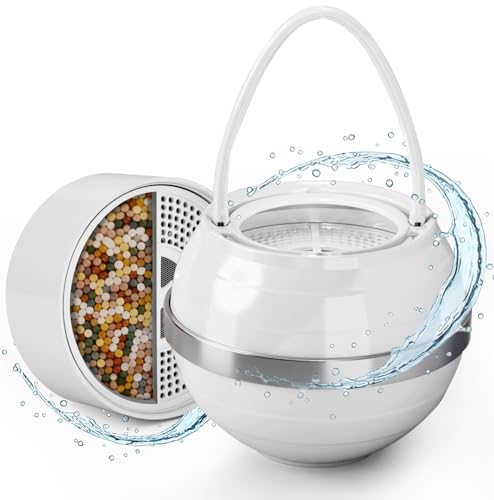 Image of CUOLL Bath Filter for Tub - Bathtub Water Filter for Softer Skin & Hair, 8 Stages Hotel Grade Filtration Bath Water Filter,2,500 Gal of Filtration, BPA Free, Easy to Install（White）