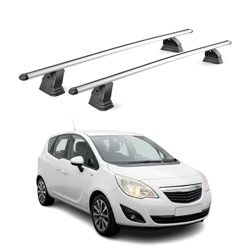 Barres de toit transversales de 75 kg max pour Opel Meriva B 2010-2017