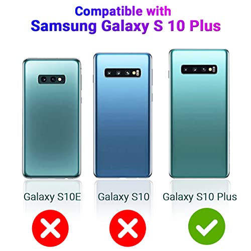 Image of LIRAMARK Liquid Silicone Soft Back Cover Case for Samsung Galaxy S10 Plus / S10+ (White)