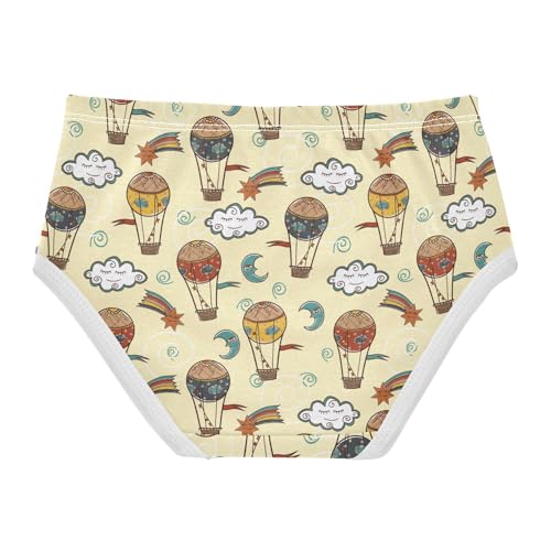 Girls' Underwear Hot Air Balloons Cotton Stretch Comfort Toddler Panties2