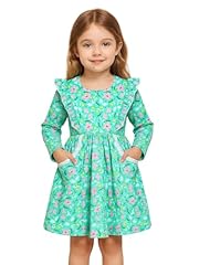 24girlfloraldress1#green
