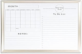 VISTA 24 x 36 Inches Calendar Whiteboard Magnetic Dry Erase White Board