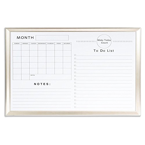 VISTA 24 x 36 Inches Calendar Whiteboard Magnetic Dry Erase White Board