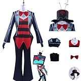 [Picksoco] ハズビンホテル（Hazbin Hotel） コスプレ Vox ヴォックス コスプレ衣装セット コスチューム ハロウィン コスプレ アニメ