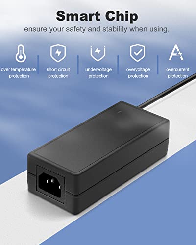 Image of DC 12V 10A Power Supply AC to DC Converter 120V to 12V Converter with Car Cigarette Lighter Socket Adapter for Car Air Fan Vacuum Cleaner Dash Cam