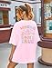 Magic Kingdom Shirts for Women: Oversized Castle Graphic Tees Magical Fairy Tale Gift Shirt Casual Short Sleeve Tops Pink-a
