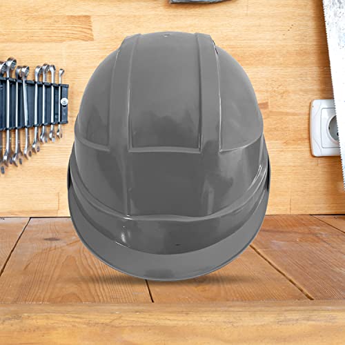 Image of LADWA Grey Heavy Duty Director Safety Helmet, ISI Marked Industrial Protective Hard Hat for Construction and Outdoor Safety Applications (Pack of 5)