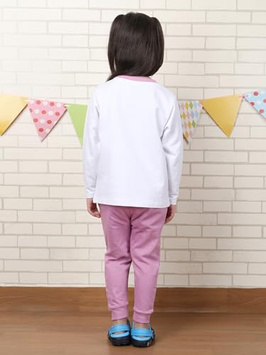 Image of POLKA TOTS 100% Cotton Co-Ord Joggers for Kids | Trendy Sweatshirt & Joggers Set | All Season Wear for Kids, Toddler & Newborn | Soft & Breathable Dress for Boys & Girls | from 6 Months to 8 Years