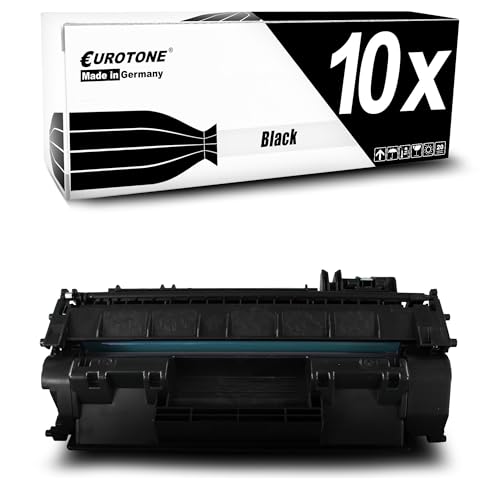 Toner compatible HP Laserjet M2727 Eurotone lot de 10 cartouches remplace Q7553A