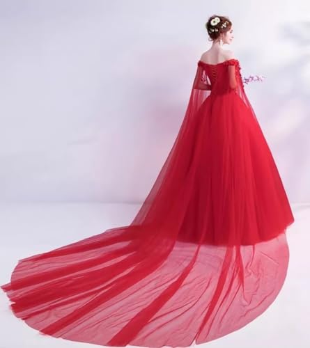 Women's Off The Shoulder Dress Masquerade Ball Gowns Prom Dress 2019 - Image 4