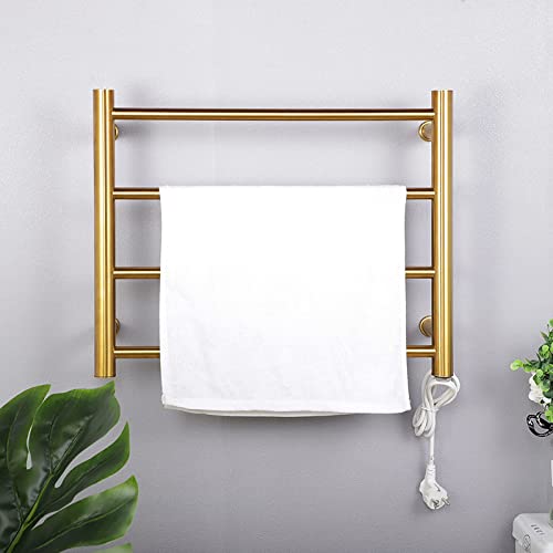 Calentador de toallas de pared cromado para baños modernos 3