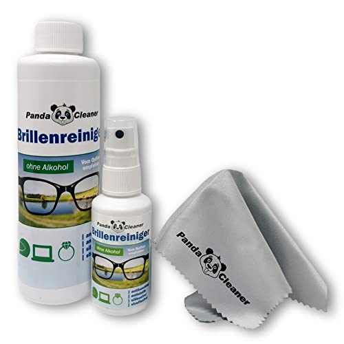 PandaCleaner Detergente per Occhiali 50 ml + Ricarica 250 ml