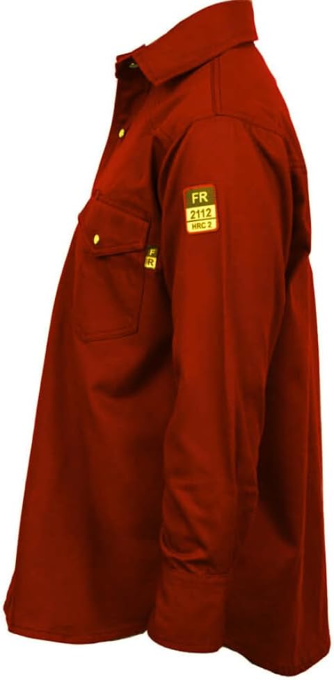 Just In Trend Flame Resistant Light Weight FR Shirt for Men - 88% Cotton, 12% Nylon, 7oz, NFPA 2112