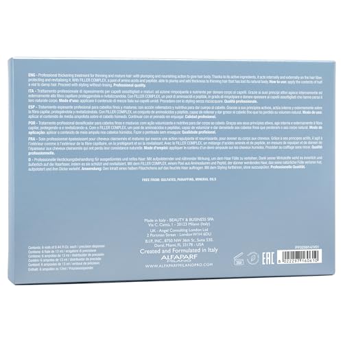 Alfaparf Milano Semi Di Lino Density Thickening Lotion 6x13ml - trattamento ispessente capelli assottigliati - Image 2