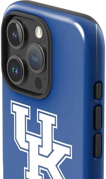 Skinit Impact Phone Case Compatible with iPhone 16 Pro Max - Officially Licensed University of Kentucky UK on Blue Design