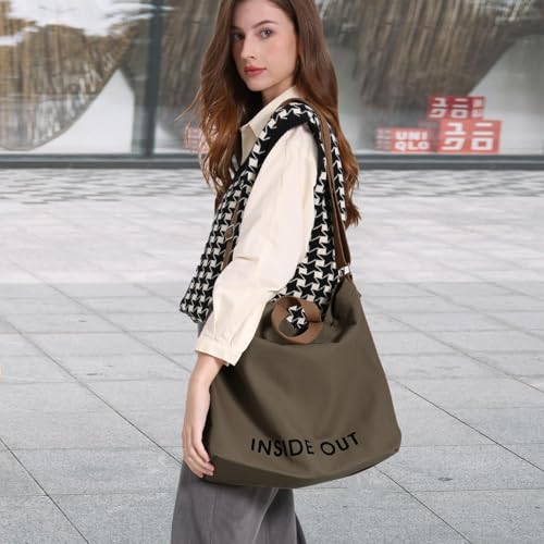 Bolso Tote de Lona para Mujer con Correa Ajustable miniatura 2