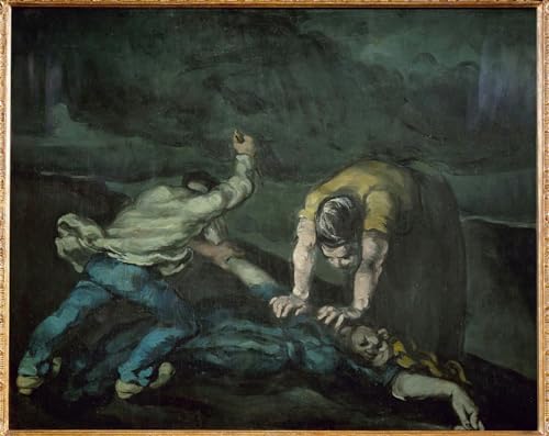 Tableaux Toile Le Meurtre de Paul Cézanne 60x90cm pour décoration murale salon
