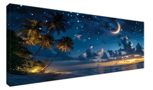 Diamond painting lune pour salon grand kit complet loisir créatif 70x140cm