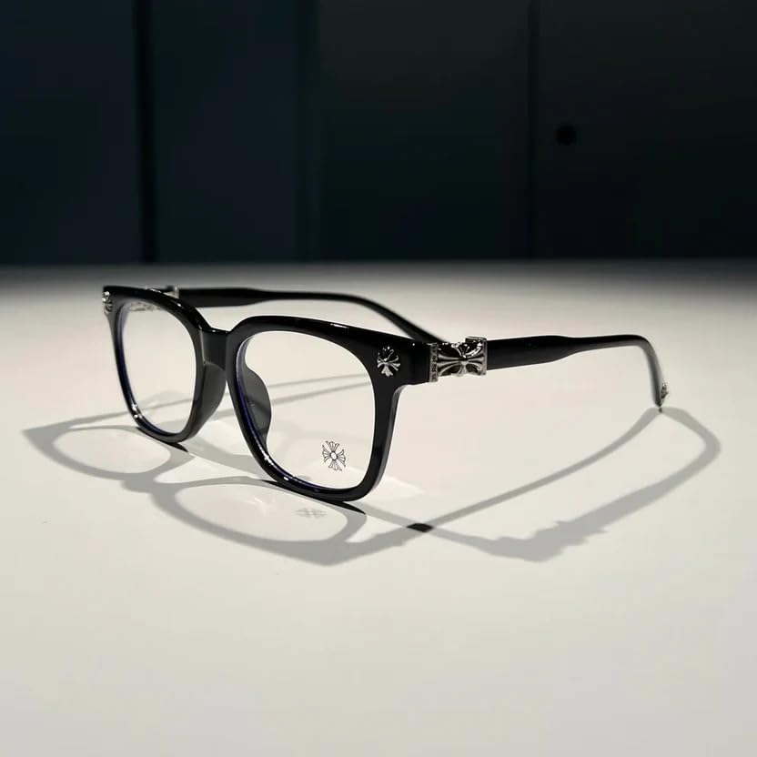 Generic Black Silver Premium Eyeglasses Frame - Image 4
