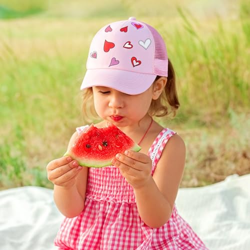 HONGTEYA Toddler Baseball Cap Sun Hat Adjustable Breathable Baby Cap for Kids Boys Girls Age 2-5T2