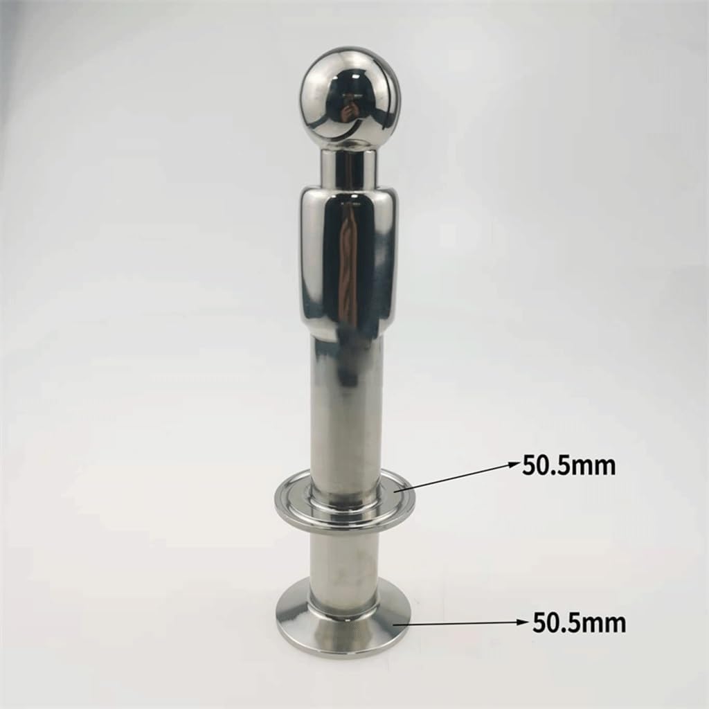 1pc Stainless Steel Rotating CIP Spray Ball for Home Improvement - 1.5" Tri-Clamp Tank Cleaning Solution(1.5Inx1.5In)