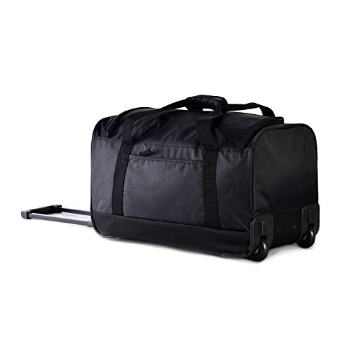 Olympia 21 inch Rolling Duffel Bag, Black