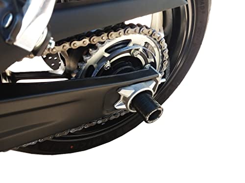 Protection de bras oscillant Yamaha MT-07 évite rayures impacts chaîne gravillons