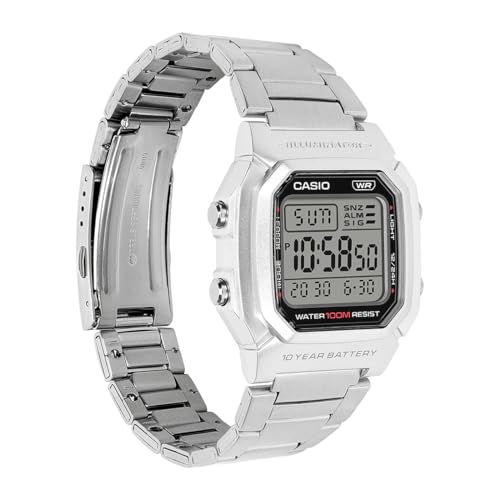 Image of Casio W-800HD-1AVDF Digital Silver Watch Unisex (I132)
