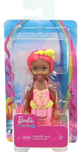 Muñeca Barbie Dreamtopia Chelsea Sirena Coral Pequeña miniatura 5