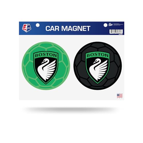 Rico Industries NWSL Women's Soccer Boston Legacy FC Standard Badge Magnet - for Car, Fridge
