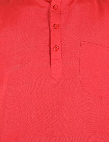 Image of LATEST CHIKAN Men's Cotton Regular Casual Strped Short Kurta Half Sleeves - (SK-LJ.DS.AS)